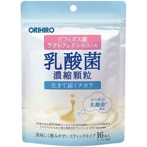 【４８個セット】【１ケース分】オリヒロ　乳酸菌濃縮顆粒（ラクトフェリン配合） 1.0g×16包×４８個セット　１ケース分【ori】  ※軽減税率対象品