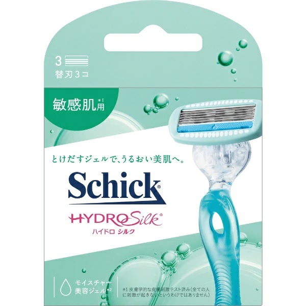 【１０個セット】 シック ハイドロシルク 敏感肌用 替刃(3個入)×１０個セット【k】【mor】【ご注文後発送までに2週間前後頂戴する場合がございます】【t-6】