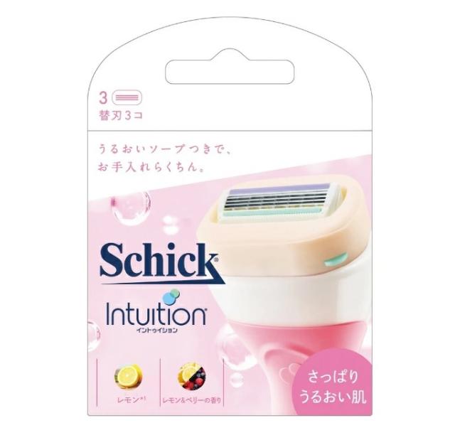 【１０個セット】 シック イントゥイション さっぱりうるおい肌 替刃(3個入)×１０個セット【k】【mor】【ご注文後発送までに2週間前後頂戴する場合がございます】