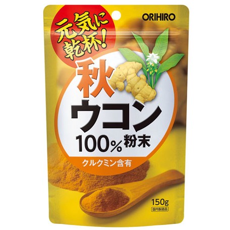 【４８個セット】【１ケース分】オリヒロ  秋ウコン100% 粉末 150g×４８個セット　１ケース分【ori】【ご注文後発送までに1週間前後頂戴する場合がございます】  ※軽減税率対象品の通販は 28,609円