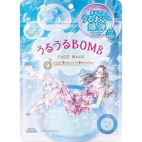 クリアターン うるうるBOMBマスク 7枚入
