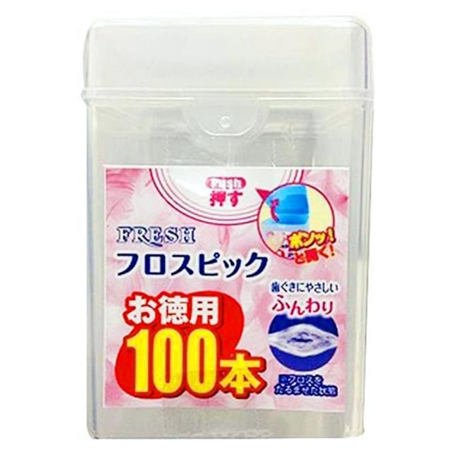 【２０個セット】 デンタルプロ フレッシュ フロスピック 100本入×２０個セット【mor】【ご注文後発送までに2週間以上頂戴する場合がございます】の通販は 4,788円