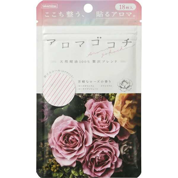 【１０個セット】タカミツ アロマゴコチ ローズ 芳醇なローズの香り 18枚入×１０個セット 【ori】の通販は