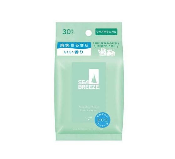 【３６個セット】【１ケース分】 ファイントゥディ シーブリーズ フェイス＆ボディシート N クリアボタニカル(30枚入)×３６個セット　１ケース分　【ori】