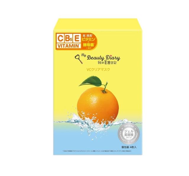 【２０個セット】統一超商東京マーケティング 我的美麗日記 VCクリアマスク 4枚入×２０個セット