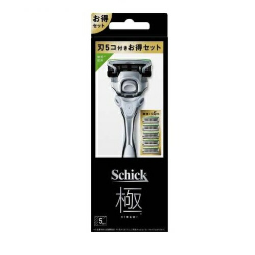 【３個セット】シック 極 敏感肌用 コンボパック 本体+刃5個付(1セット)×３個セット 【k】【mor】【ご注文後発送までに2週間前後頂戴する場合がございます】の通販は 7,486円