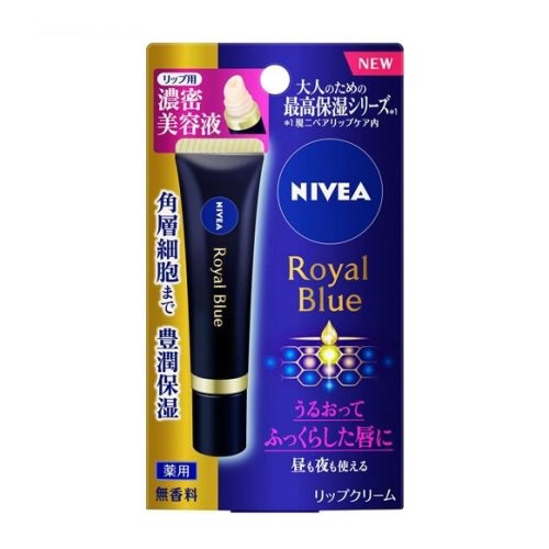 【４８個セット】【１ケース分】花王 ニベア ロイヤルブルーリップ 濃密美容ケア(6g)×４８個セット　１ケース分