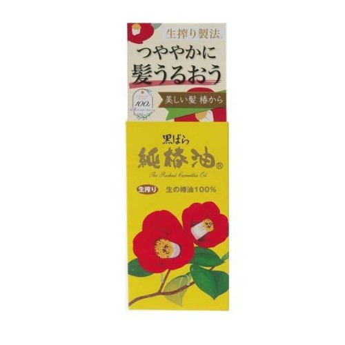 【４８個セット】【１ケース分】 黒ばら 純椿油(47ml)×４８個セット　１ケース分　