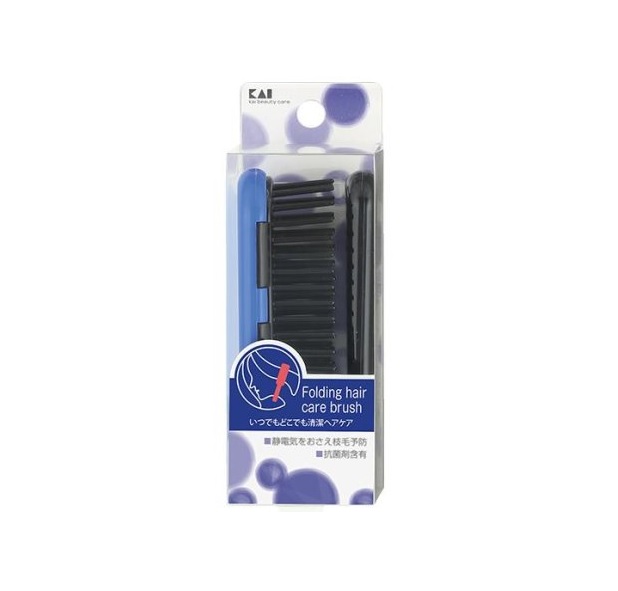 【２０個セット】 貝印 折りたたみヘアケアブラシ HL0011(1コ入)×２０個セット【k】【ご注文後発送までに1週間前後頂戴する場合がございます】