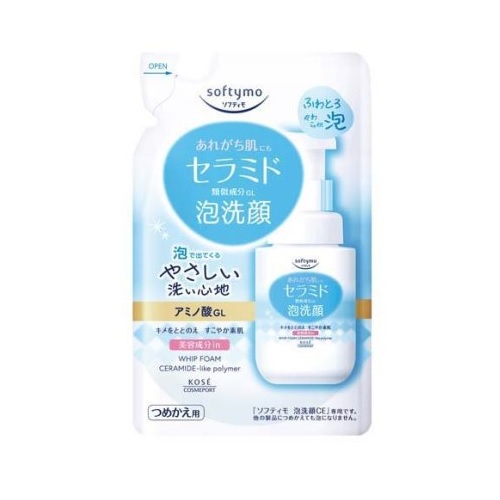 【３６個セット】【１ケース分】 コーセー ソフティモ 泡洗顔 セラミド つめかえ(130ml)×３６個セット　１ケース分