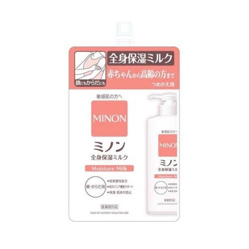 【２０個セット】 第一三共ヘルスケア ミノン 全身保湿ミルク 詰め替え用(320ml)×２０個セット