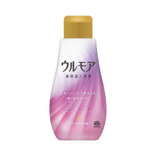 【１２個セット】【１ケース分】ウルモア 高保湿入浴液 クリーミーフローラルの香り本体 600ｍｌ×１２個セット　１ケース分