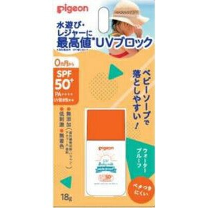 ピジョン ＵＶベビーミルク ウォータープルーフ ＳＰＦ５０＋ １８ｇ