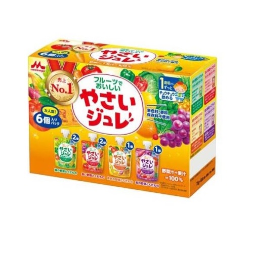 【２０個セット】 森永 フルーツでおいしいやさいジュレ(70g*6個入)×２０個セット【s】※軽減税率対象品