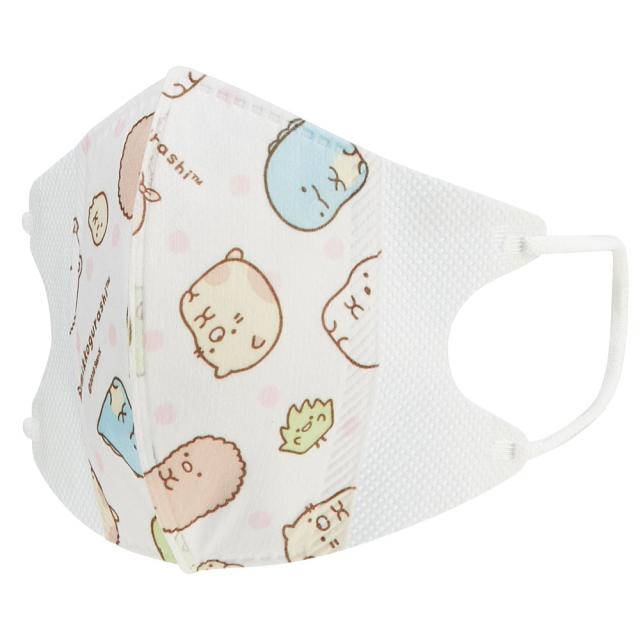 【３０個セット】 【７枚入り】スケーター　子供用 不織布 立体マスク すみっコぐらし(7枚入)×３０個セット