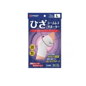 【２０個セット】 シームレス ひざ L　オフホワイト×２０個セット【mor】【ご注文後発送までに2週間前後頂戴する場合がございます】