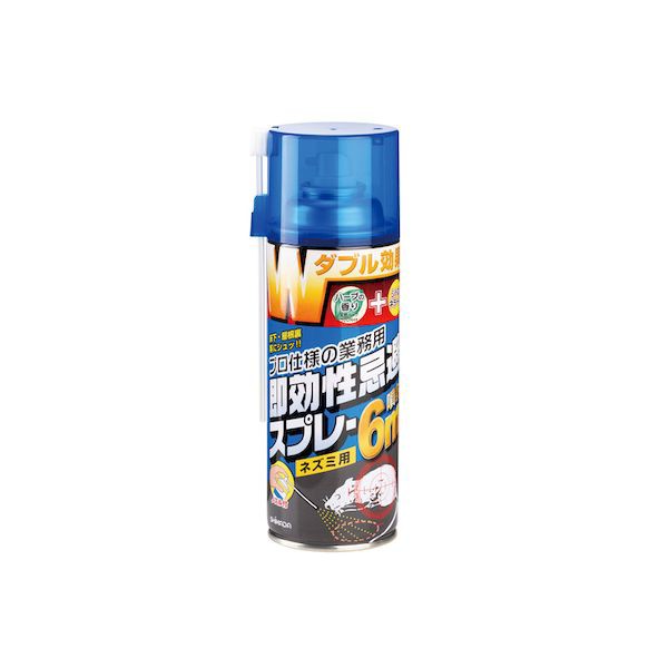 【20個セット】 SHIMADA W効果ネズミ忌避スプレー420ml×20個セット【s】の通販は