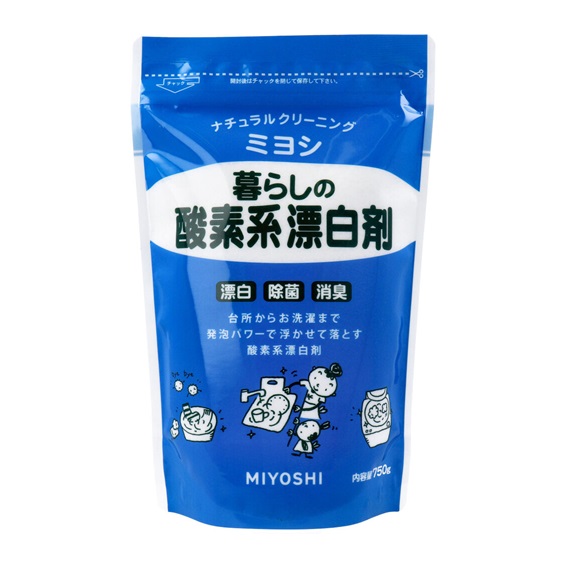 【２０個セット】 ミヨシ石鹸 暮らしの酸素系漂白剤(750g)×２０個セットの通販は 7,899円
