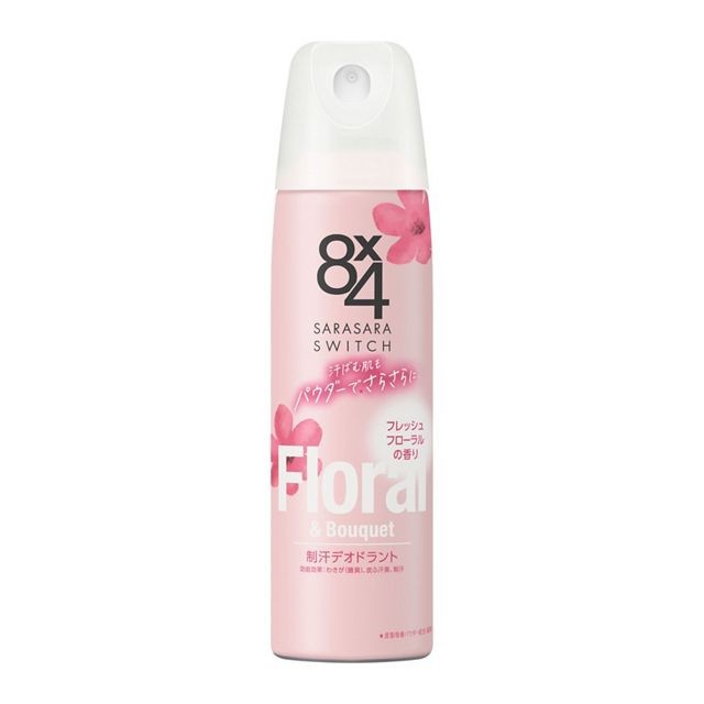 【２０個セット】 花王 8ｘ4 パウダースプレー フレッシュフローラルの香り(150g)×２０個セット の通販は