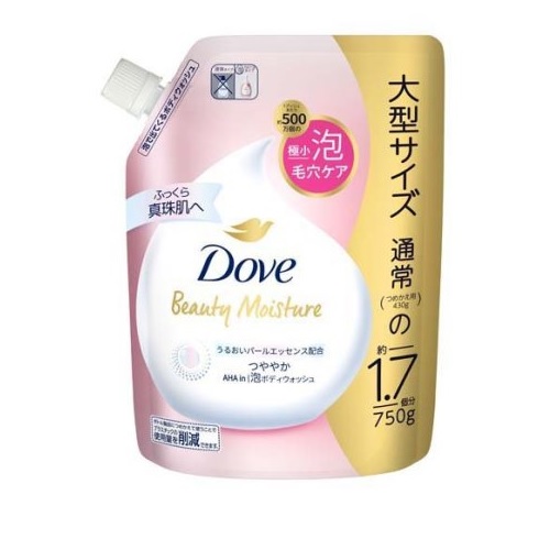 【２０個セット】 ユニリーバ ダヴ ボディソープ ビューティーモイスチャー つややか 泡ボディウォッシュ 詰替(750g)×２０個セット 【ori】の通販は