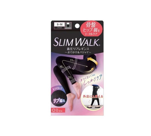 【２０個セット】 ピップ スリムウォーク 着圧リブレギンス S-M(1足)×２０個セット【k】【mor】【ご注文後発送までに1週間前後頂戴する場合がございます】