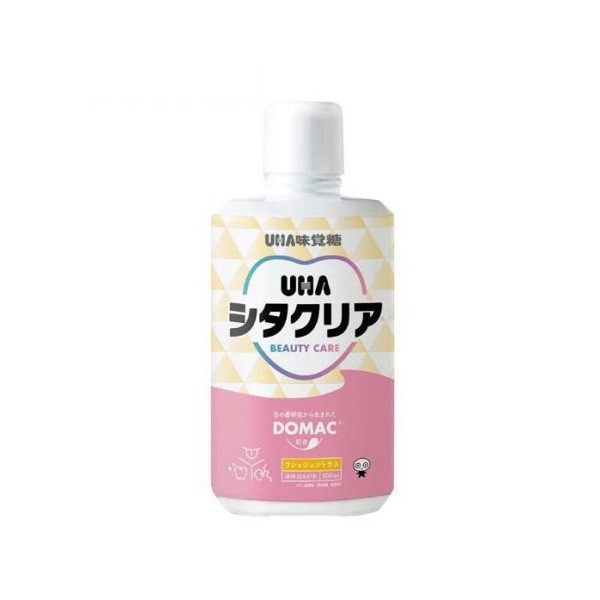 【２０個セット】 ユーハ UHAシタクリア 液体はみがき フレッシュシトラス(500ml)×２０個セット