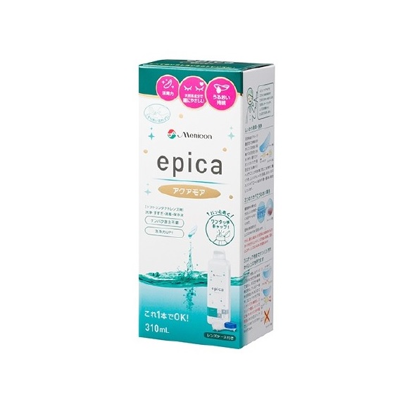 【１０個セット】 メニコン エピカ アクアモア(310ml)×１０個セット の通販は 8,822円