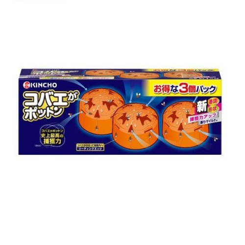 【２０個セット】 大日本除虫菊 金鳥 コバエがポットン 置き型(3個入)×２０個セットの通販は 17,313円