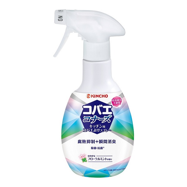 【２４個セット】【１ケース分】 大日本除虫菊 金鳥 コバエコナーズ キッチン用スプレー フローラルミントの香り(250ml)×２４個セット　１ケース分　