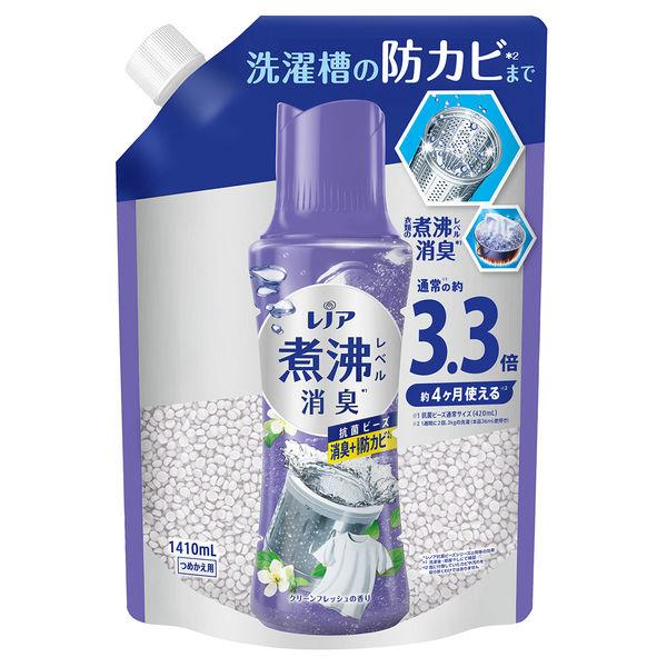 【１０個セット】 P&amp;G レノア 超消臭 煮沸レベル消臭 抗菌ビーズ 消臭+防カビ クリーンフレッシュ 詰め替え 1410mL×１０個セット