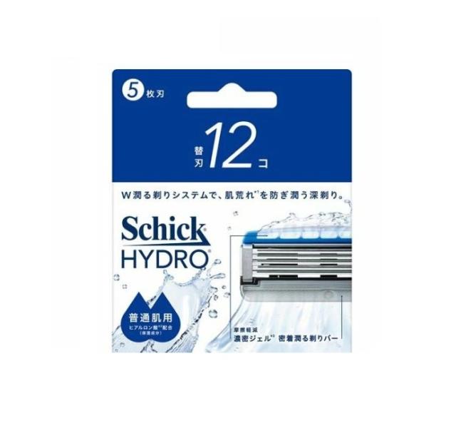【５個セット】 シック ハイドロ 普通肌 替刃(12個入)×５個セット【k】【ご注文後発送までに2週間前後頂戴する場合がございます】