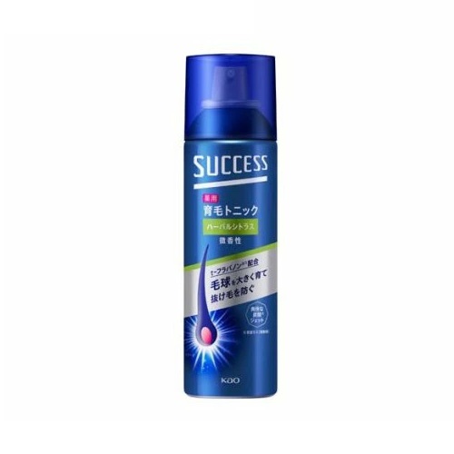 【24個セット】【1ケース分】 花王 サクセス 薬用育毛トニック ハーバルシトラス 微香性(180g)×24個セット 1ケース分