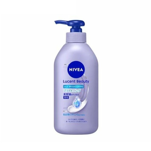 【１０個セット】 花王 ニベア ルーセントビューティ シルクブライトニング 美容液ボディミルク(330ml)×１０個セット