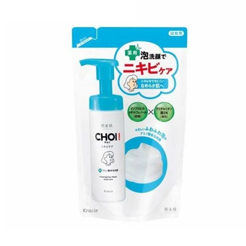 【３６個セット】【１ケース分】   クラシエ 肌美精 CHOI ニキビケア 薬用泡洗顔 詰め替え(140ml)×３６個セット　１ケース分