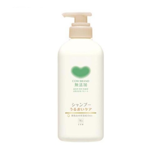 【１０個セット】 牛乳石鹸共進社 カウブランド 無添加シャンプー うるおいケア ポンプ付(470ml)×１０個セット