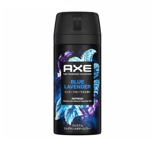 【３６個セット】【１ケース分】 ユニリーバ AXE プレミアムフレグランス ボディスプレー ブルーラベンダー(70g)×３６個セット　１ケース分