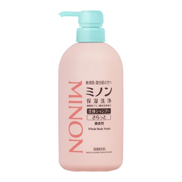 【１０個セット】 第一三共ヘルスケア ミノン 全身シャンプー さらっとタイプ(450ml)×１０個セット