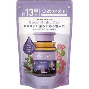 【１０個セット】 アーユルタイム グッドナイトデイ シダーウットとゼラニウムの香り 詰め替え520ｇ×１０個セット