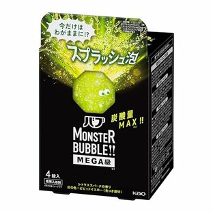 【１０個セット】 バブ　モンスターバブルＭＥＧＡ級　スプラッシュ泡　４錠入×１０個セット