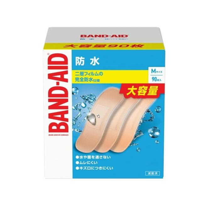 【１０個セット】 kenvue バンドエイド 防水 Mサイズ(90枚入)×１０個セット