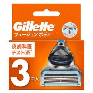 【５個セット】 ジレット フュージョン ボディ カミソリ 替刃 男性(3個入)×５個セット【mor】