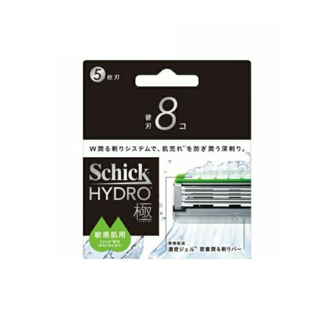 3個セット】 シック ハイドロ極 敏感肌 替刃(8個入)×3個セット【k