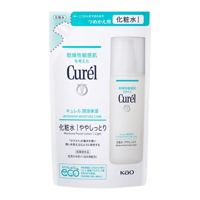 【１０個セット】 花王 キュレル 潤浸保湿 化粧水 I ややしっとり つめかえ用(130ml)×１０個セット