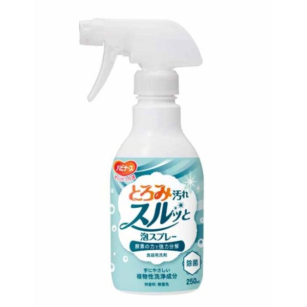 【２０個セット】 ピジョン ハビナース とろみ汚れスルッと泡スプレー(250ml)×２０個セット【mor】【ご注文後発送までに2週間前後頂戴する場合がございます】