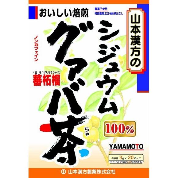 【２０個仕かける】【１入れもの分】シジュウムグァバ茶100%  3g×20包×20個仕かける １入れもの分  ※助け出す税率客体品
