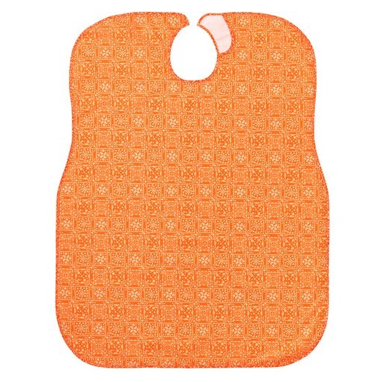 【２０個セット】 カワモト ウィズエール 食事用エプロン レギュラー オレンジ(1枚入)×２０個セット【mor】【ご注文後発送までに3週間前後頂戴する場合がございます】_1