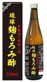 【２４本セット】【２ケース分】琉球 麹もろみ酢 720ml×２４本セット　２ケース分 【限定特価】【貿易屋珈琲】沖縄県の然味　アミノ酸１