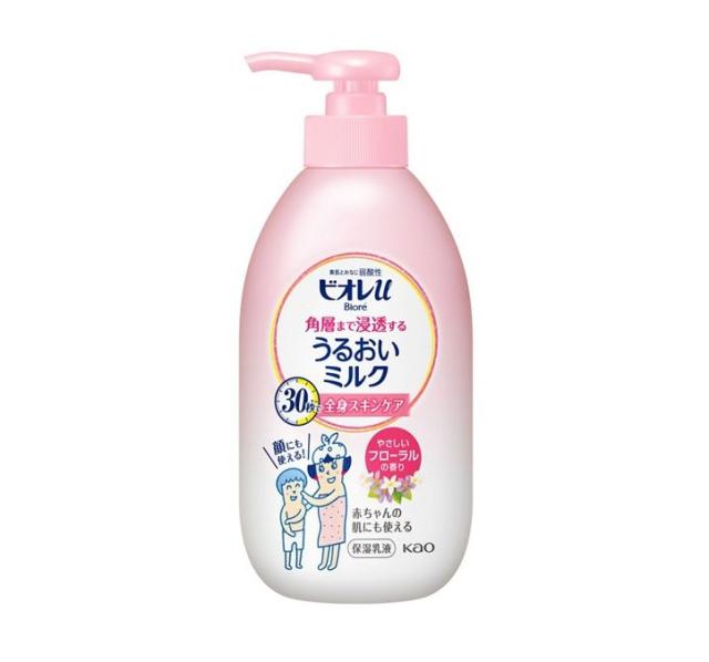 【２４個セット】【１ケース分】 ビオレu 角層まで浸透する うるおいミルク やさしいフローラルの香り(300mL) ×２４個セット　１ケース分 【dcs】
