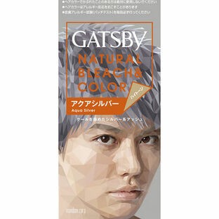 【３６個セット】【１ケース分】 ギャツビー ナチュラルブリーチカラー アクアシルバー(1セット)×３６個セット　１ケース分 【dcs】