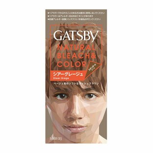 【３６個セット】【１ケース分】 ギャツビー ナチュラルブリーチカラー シアーグレージュ 1セット×３６個セット　１ケース分 【dcs】